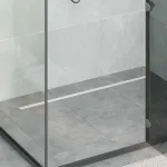 Scurgere de duș la 360° cu model subțire Argintiu 100 cm GartenMobel Dekor