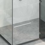 Scurgere de duș la 360° cu model subțire Argintiu 50 cm GartenMobel Dekor