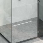 Scurgere de duș la 360° cu model subțire Argintiu 60 cm GartenMobel Dekor