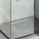 Scurgere de duș la 360° cu model subțire Argintiu 60 cm GartenMobel Dekor