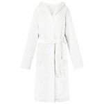 Robe cu glugă Alb s Flanelă GartenMobel Dekor