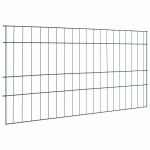 Set gard pentru iaz 5 pcs Verde 100 x 50 cm Oțel GartenMobel Dekor