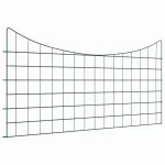 Set gard pentru iaz 5 pcs Verde 100 x 50 cm Oțel GartenMobel Dekor