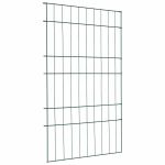 Set gard pentru iaz 8 pcs Verde 50 x 80 cm Oțel GartenMobel Dekor