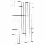 Set gard pentru iaz 8 pcs Verde 50 x 80 cm Oțel GartenMobel Dekor