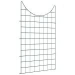 Set gard pentru iaz 8 pcs Verde 50 x 80 cm Oțel GartenMobel Dekor