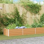 Strat înălțat de grădină Maro deschis 600 x 80 x 45 cm GartenMobel Dekor