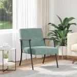 fotoliu Verde Mării 59 x 75 x 78 cm Catifea GartenMobel Dekor