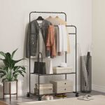 Suport pentru Hârtie Simplu Negru GartenMobel Dekor