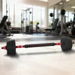 Set de Haltere 2 în 1 Negru și roșu 121 x 19,5 x 19,5 cm GartenMobel Dekor