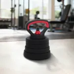 Set de Haltere 4 în 1 Negru și roșu 121 x 19,5 x 19,5 cm GartenMobel Dekor