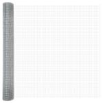 Gard din sârmă sudată Argintiu 1.4 x 10 m GartenMobel Dekor