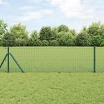 Gard din sârmă sudată Verde 1.4 x 10 m GartenMobel Dekor