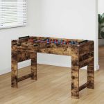 Masă de Foosball Stejar fumuriu 125 x 60,5 x 80 cm GartenMobel Dekor