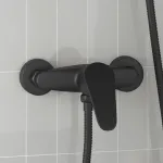 Robinet mixer pentru duș Negru G 1 / 2 inci GartenMobel Dekor