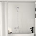 Set de cap de duș Crom G 1 / 2 inci Alamă GartenMobel Dekor