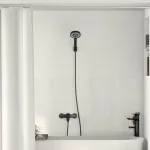 Set de cap de duș Negru G 1 / 2 inci GartenMobel Dekor