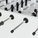 Barele de masa de fotbal 10 pcs Negru 3 x 3 x 1,4 cm Plastic GartenMobel Dekor