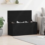 Cutie de depozitare Stejar negru 100 x 42 x 46 cm Lemn compozit GartenMobel Dekor