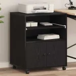 Suport pentru imprimantă Stejar Negru 60 x 48 x 74 cm GartenMobel Dekor