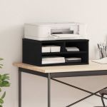 Suport pentru imprimantă Stejar negru 49 x 40 x 22.5 cm GartenMobel Dekor