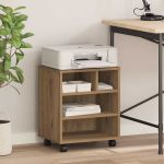 Suport pentru imprimantă stejar artizanal 41 x 32 x 48 cm GartenMobel Dekor