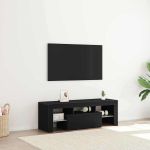 Cabinet TV Stejar Negru 120 x 35 x 40 cm Lemn compozit GartenMobel Dekor