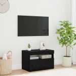 Cabinet TV Stejar Negru 60 x 35 x 40 cm Lemn compozit GartenMobel Dekor