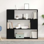 Set comodă TV Stejar Negru 100 x 24 x 94 cm Lemn compozit GartenMobel Dekor