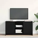 Cabinet TV Stejar Negru 102 x 37,5 x 52,5 cm Lemn compozit GartenMobel Dekor