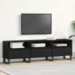 Cabinet TV Stejar Negru 150 x 30 x 44,5 cm Lemn compozit GartenMobel Dekor