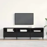 Cabinet TV Stejar Negru 150 x 30 x 44,5 cm Lemn compozit GartenMobel Dekor