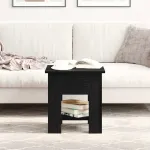 Masă de cafea Stejar Negru 40 x 40 x 42 cm Lemn compozit GartenMobel Dekor