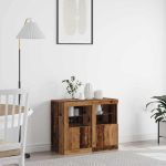 Dulap lateral 2 pcs Lemn vechi 41 x 37 x 67 cm Lemn compozit GartenMobel Dekor