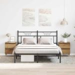 Dulap de noapte 2 pcs Stejar Artizanal 40 x 35 x 50 cm GartenMobel Dekor