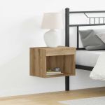 Set comodă TV Pe perete 2 pcs Stejar Artizanal 40 x 30 x 30 cm GartenMobel Dekor