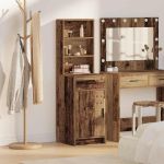 Bufet cu sertar Lemn vechi 40 x 40,5 x 135 cm Lemn compozit GartenMobel Dekor