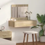 Masă de Machiaj cu sertar Maro 83 x 40 x 70 cm Lemn compozit GartenMobel Dekor