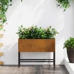 Ghiveci ridicat pentru grădină Ruginit 60 x 26 x 45 cm GartenMobel Dekor