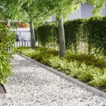 Margine pentru gazon 10 pcs Argintiu 100 x 0.05 x 20 cm GartenMobel Dekor