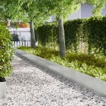 Margine pentru gazon 20 pcs Argintiu 100 x 0.05 x 20 cm GartenMobel Dekor