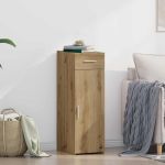 Bufet stejar artizanal 30 x 42.5 x 93 cm Lemn compozit GartenMobel Dekor