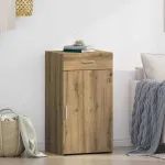 Bufet stejar artizanal 50 x 42.5 x 93 cm Lemn compozit GartenMobel Dekor