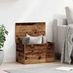 Cutie de depozitare Lemn Vechi 60 x 35 x 35 cm Lemn compozit GartenMobel Dekor