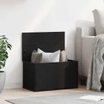 Cutie de depozitare Stejar Negru 60 x 35 x 35 cm Lemn compozit GartenMobel Dekor
