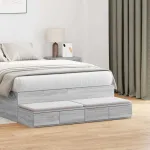 Sertare pentru pat cu sertar Gri Sonoma 120 x 36,5 x 16,5 cm GartenMobel Dekor