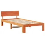 Cadru de pat Maroniu cerat 90 x 200 cm Lemn de pin masiv GartenMobel Dekor