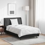 Duvet pentru Toate Sezoanele cu pernă 2 pcs Alb Microfibră GartenMobel Dekor