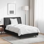 Pilotă cu pernă 2 pcs Alb Microfibră GartenMobel Dekor