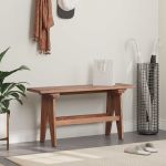 bancă natural 100 x 30 x 50 cm Lemn masiv recuperat GartenMobel Dekor